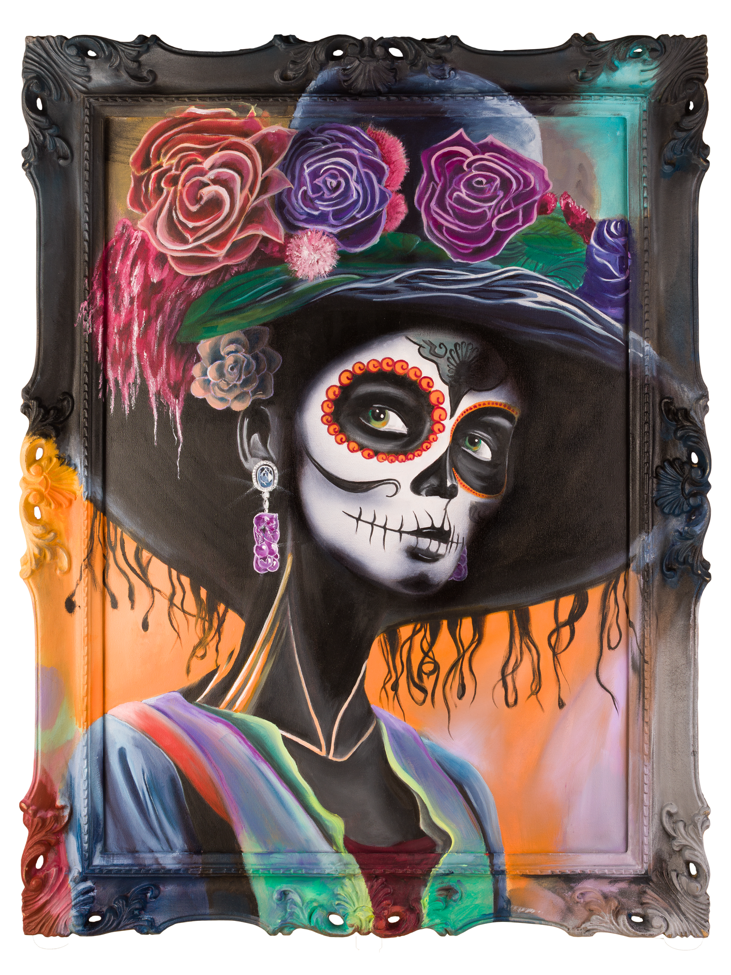 Painting - HB "El santo de las joyas" Limited Edition Art, Signed & Numbered Art Print, Edition of 30 (Copy) (Copy)